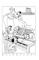 101 Dalmatiërs kleurplaat 2